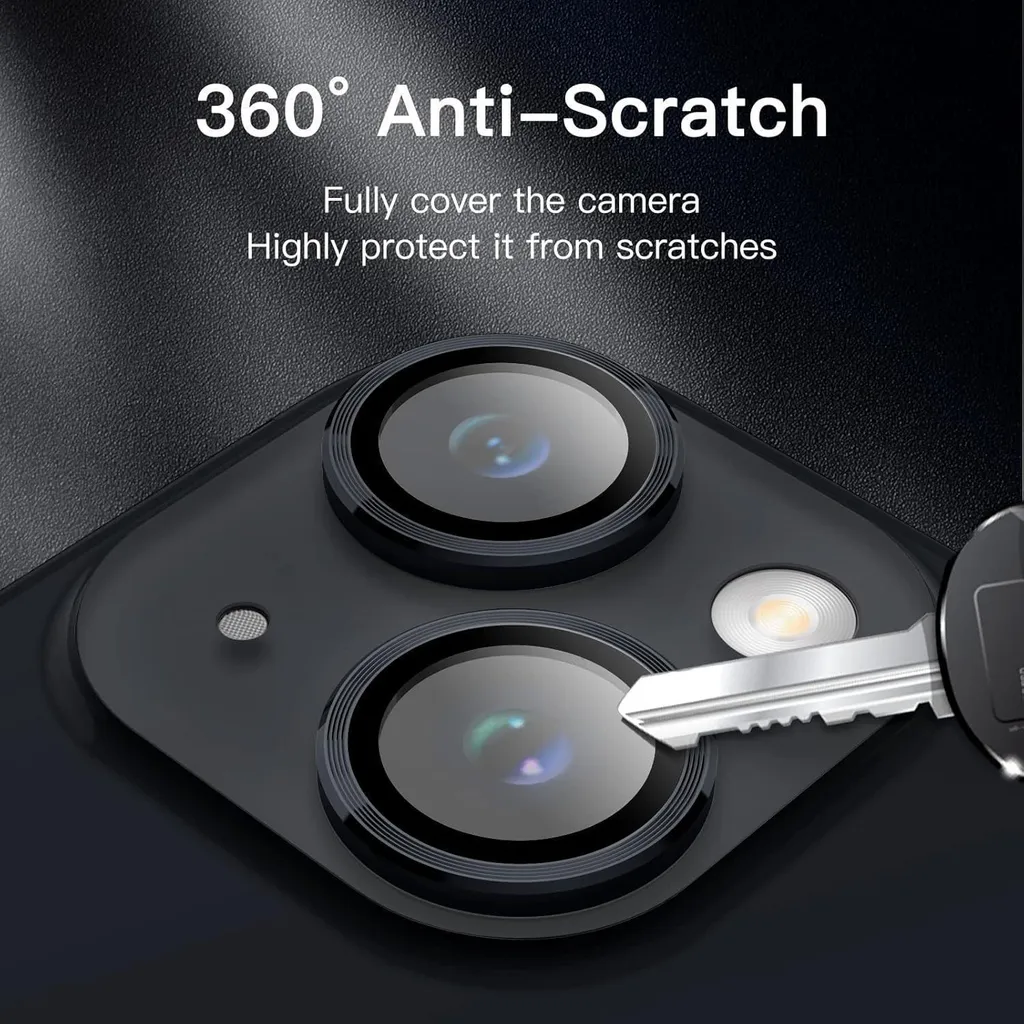 Film en Verre Blindé pour Objectif iPhone 14 et Plus - Pack de Protection