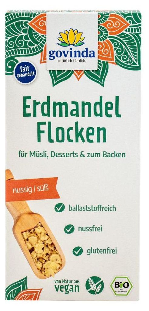 Govinda Erdmandel Flocken  250g Produktbild 