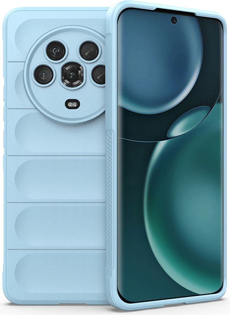 Honor Magic 4 Hülle, Weich TPU Silikon Stossfest Anti-rutsch Schutzhülle für Honor Magic 4 Blau