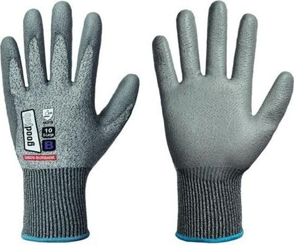 Schnittschutzhandschuhe BURBANK Gr.8 grau EN 388 PSA II GOODJOB
