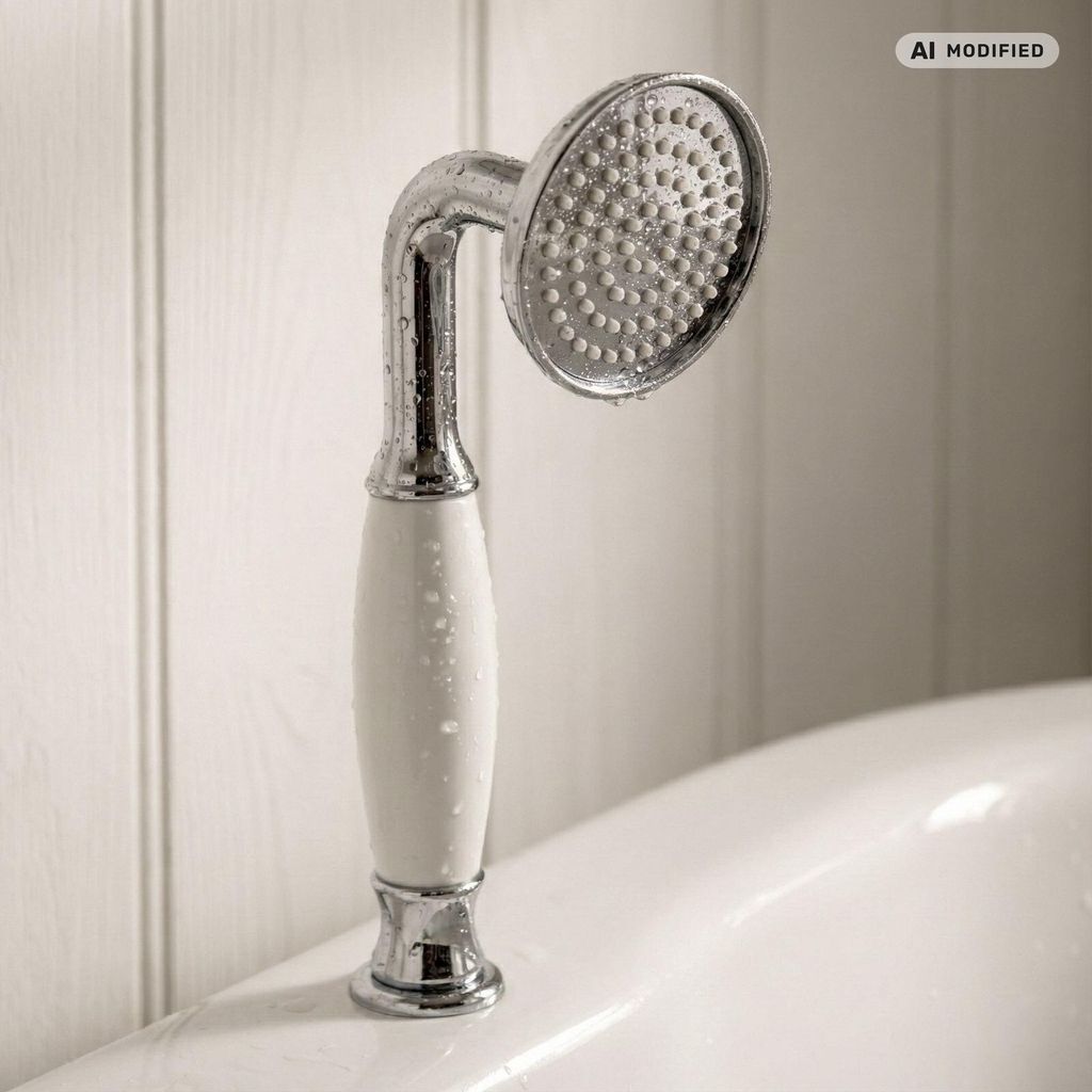 PaulGurkes Nostalgie Handbrause retro Duschkopf Produktbild 