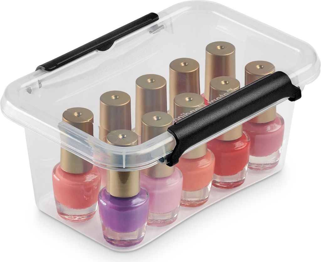 Contenitore in plastica con coperchio, organizer Immagine del prodotto 