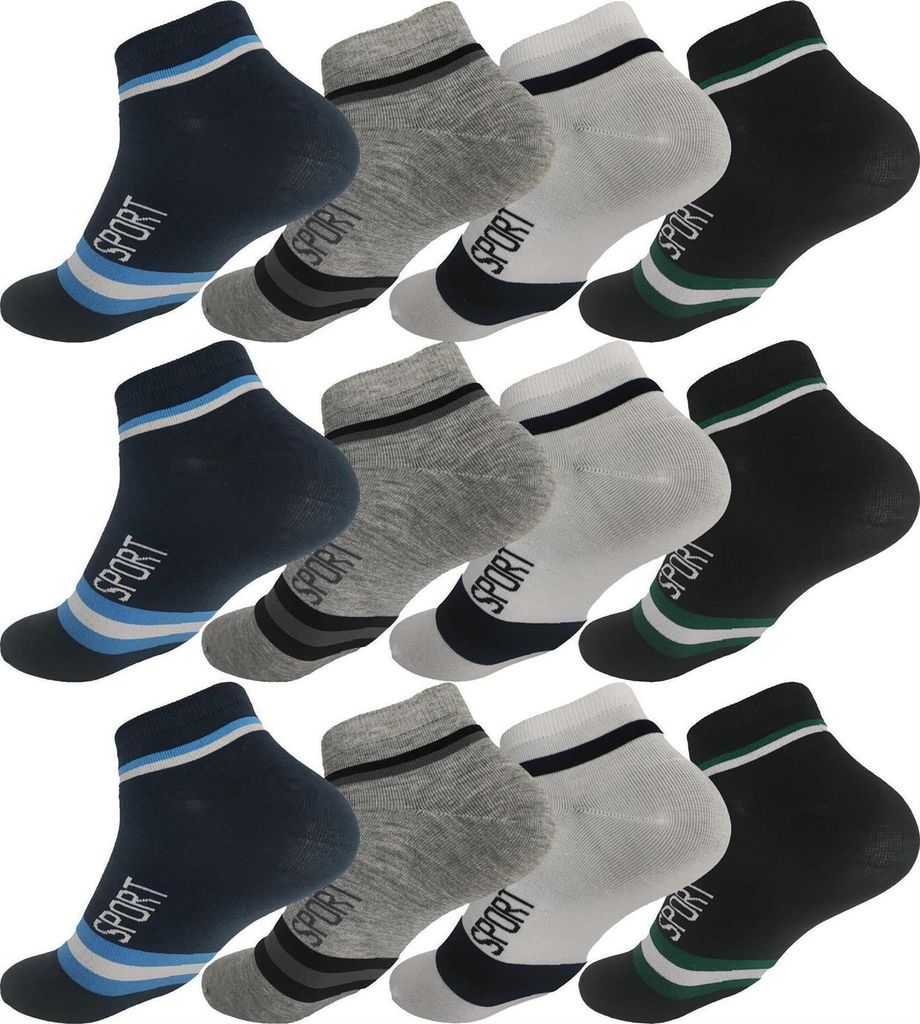 Set 12 Paare Socken Geister Mann Frau Kurz Mini Socken Baumwolle
