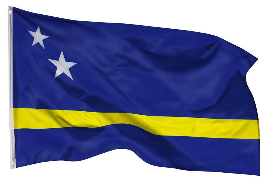 PHENO FLAGS Curacao Flagge 90x150 cm – Wetterfeste Produktbild 