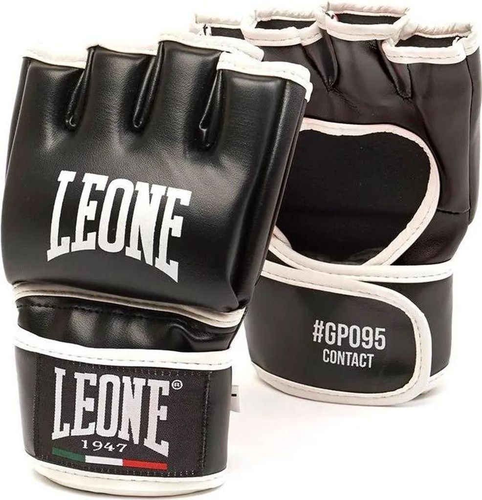 Leone1947 Contact Mma Kampfhandschuhe Schwarz L Schwarz L