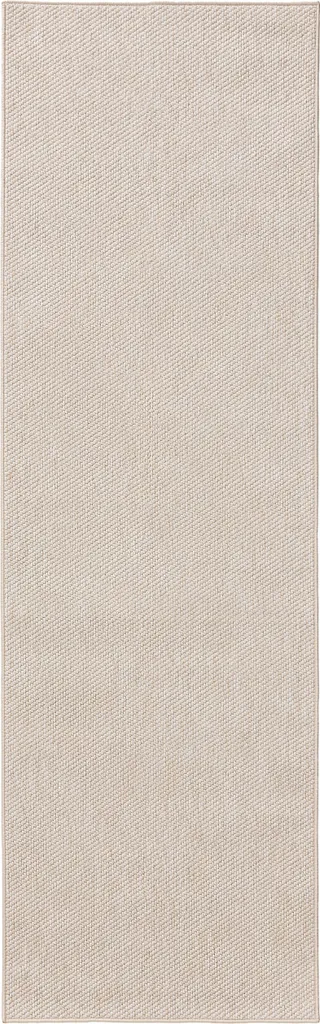 Tapis Lavable Anti-Tache Asti Cream 80x300 cm - Solution Couloir et Extérieur