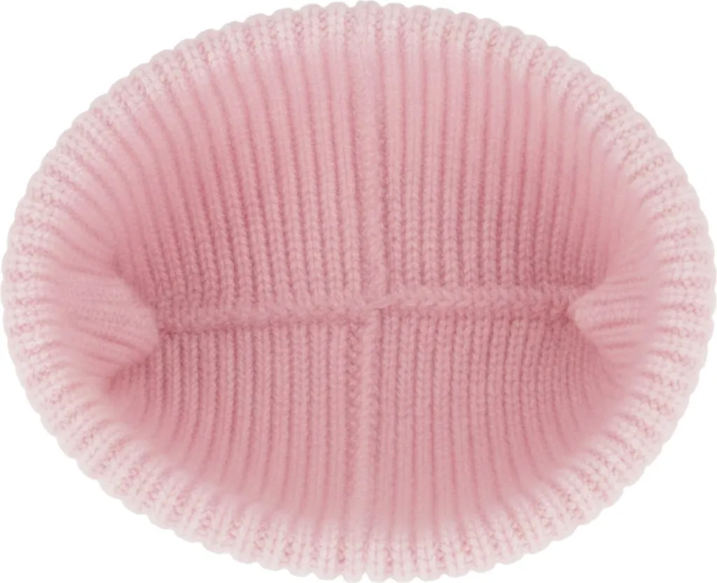 Sciarpa a Anello Bambina Maxte - Lana Extra Fine 100% Vanilla Pink - 3
