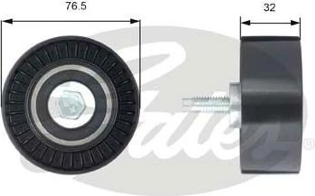 Galet de renvoi Gates T42201 robuste pour distribution Voyager Cherokee
