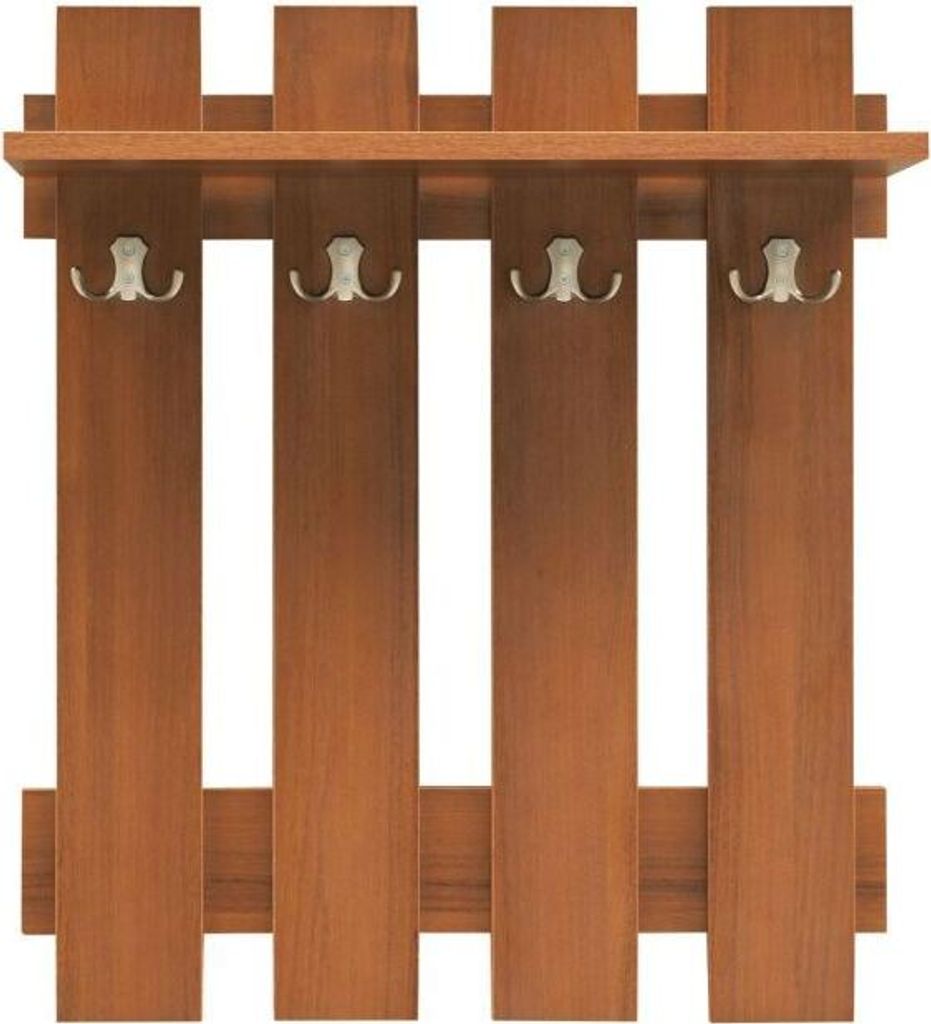 Garderobe Catamarca 27, Farbe: Nuss - 70 x 60 x 24 cm (H x B x T)