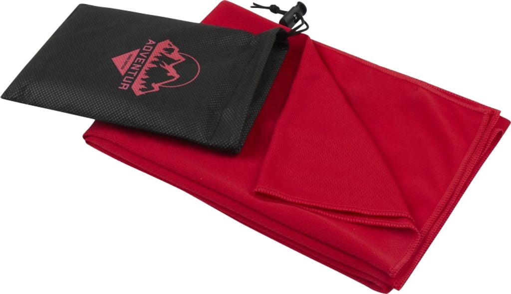 Sport-Handtuch "Lucas", rPET (Recyceltes Polyethylen-Terephthalat) PF4605 (140 cm x 70 cm) (Rot)
