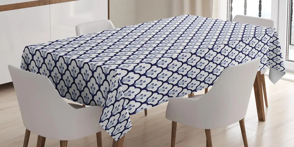 Tovaglia Antimacchia 140x170 cm Abakuhaus Olandese Delft - Blu Indaco