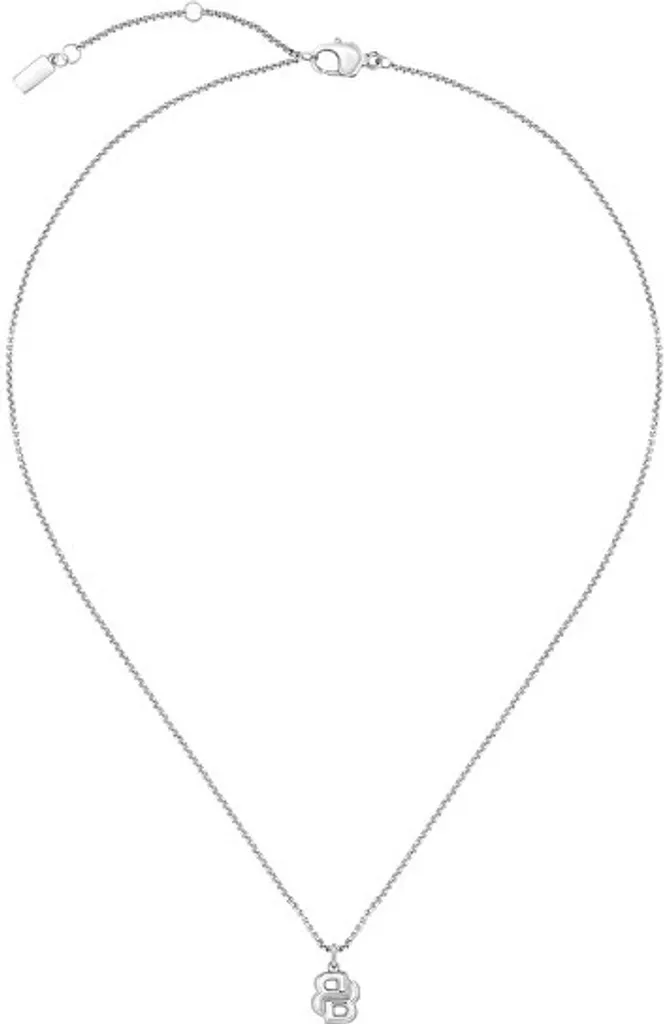 Collier Double B 1580697 acier hypoallergénique et design géométrique