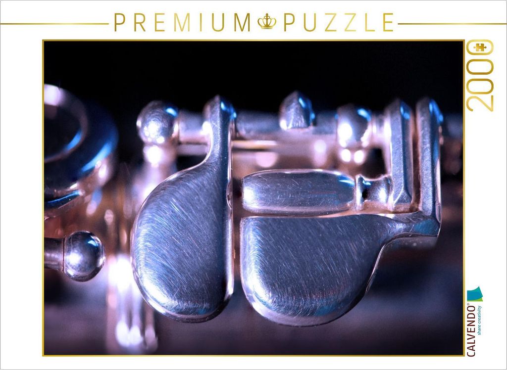 CALVENDO Puzzle Klappe einer Querflöte | 2000 Teile Lege-Größe 90x67cm Foto-Puzzle für glückliche Stunden