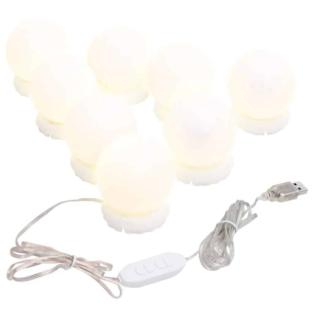 Specchio Rotondo LED vidaXL Vetro - Arredo Bagno e Camera Design - 15