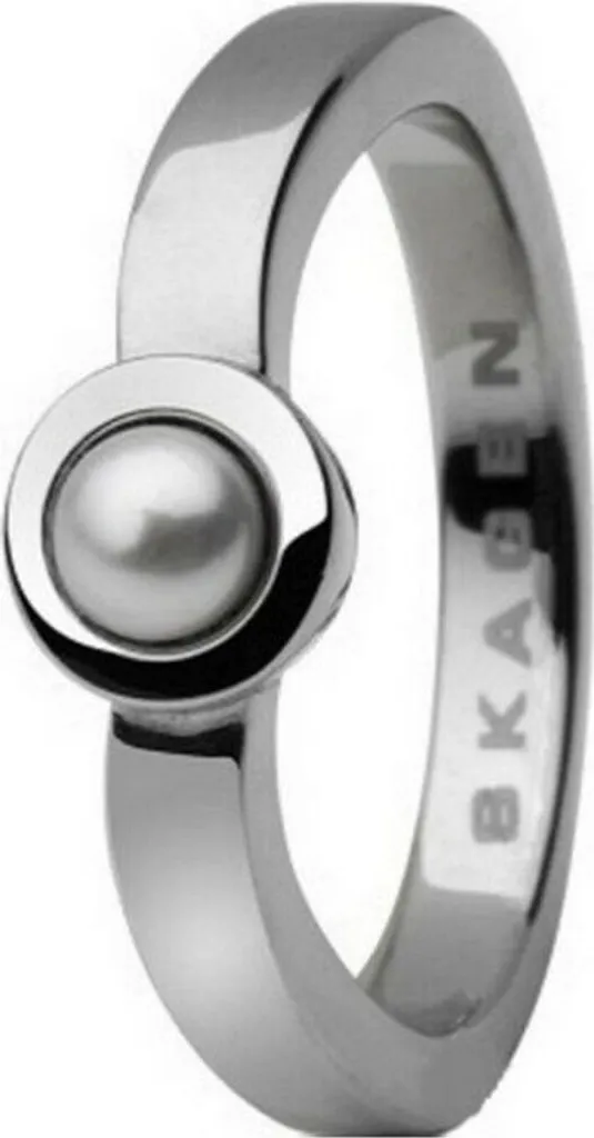 Skagen JRSS004SS5 Anello Elegante Donna Misura 11 Acciaio Silver