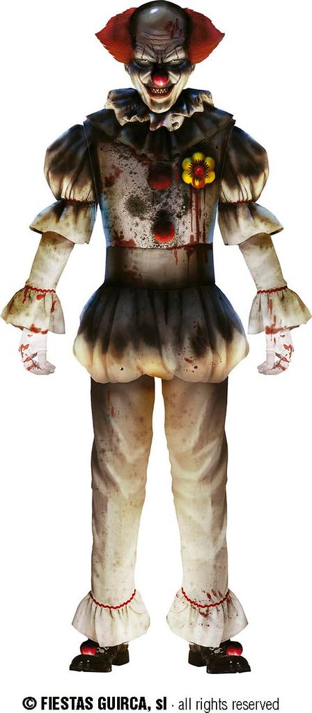 Clown Horreur Halloween Cauchemar Fête Costume Peur Image du produit 