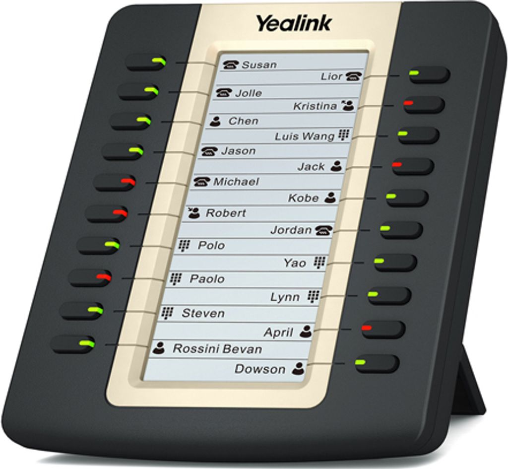 Yealink EXP20, IP telefón, Čierna, LCD, 160 x 320 px, CE, Obrázok produktu 