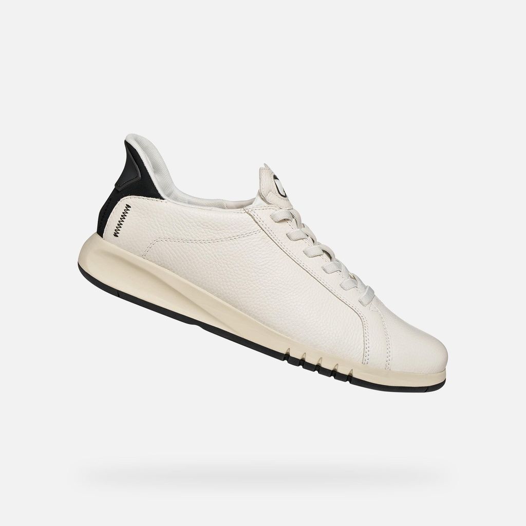 Geox Weiße Herren-Sneaker Aerantis Plus Fast in 43 Produktbild 