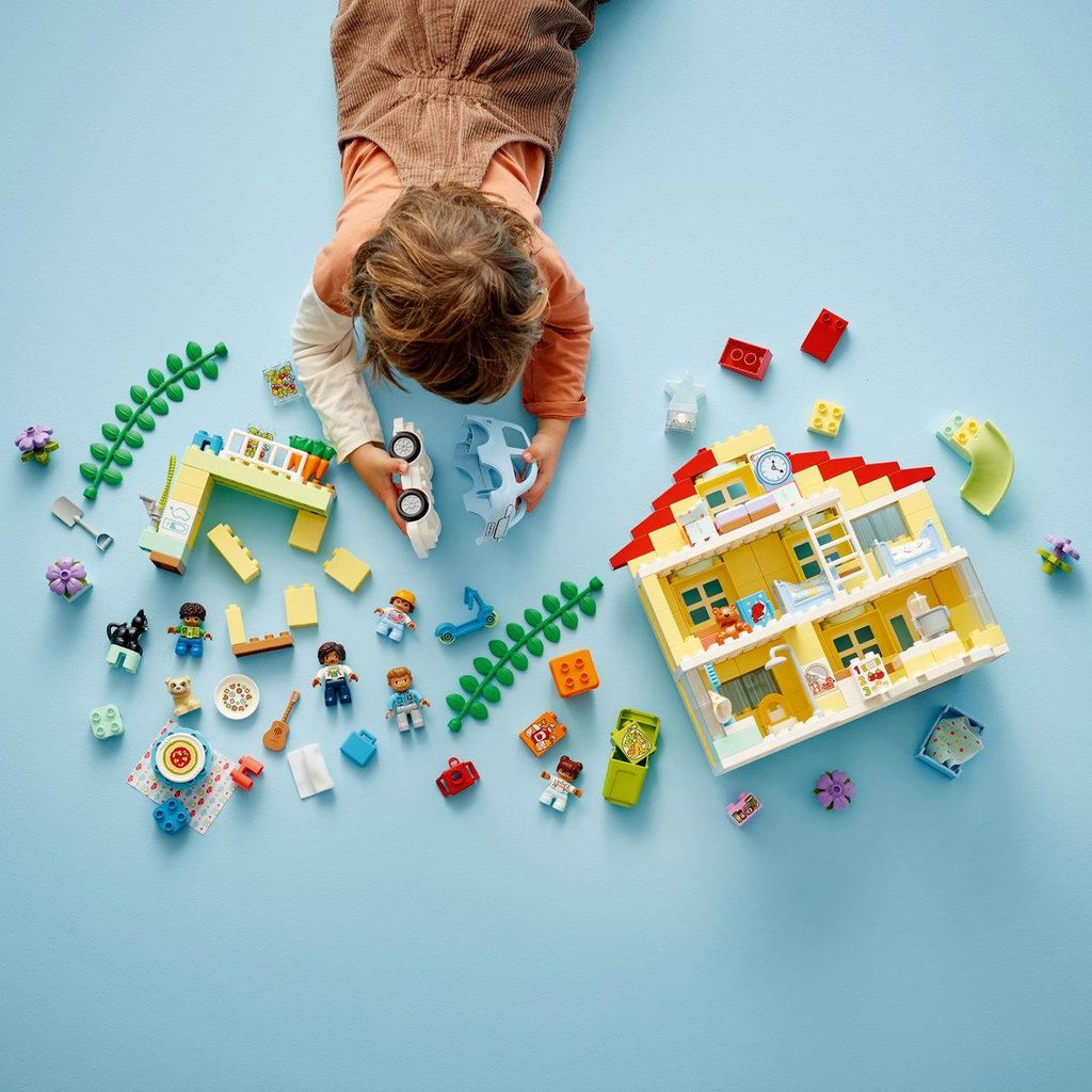 LEGO 10994 DUPLO 3-in-1-Familienhaus, Puppenhaus aus Produktbild 