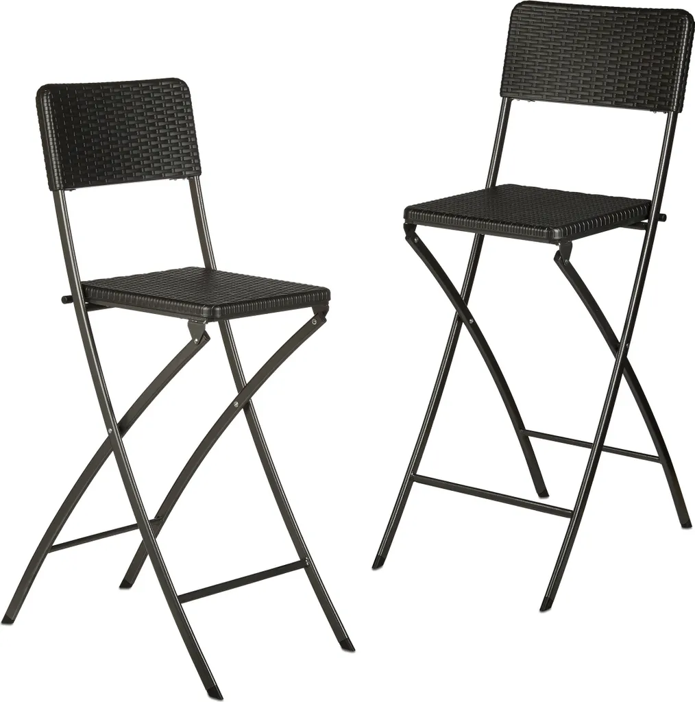 Tabourets de bar en rotin pour îlot de cuisine et comptoir lot de 2 sièges