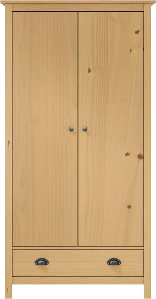 vidaXL Šatní skříň se 2 dveřmi Hill 89x50x170 cm z Obrázek produktu 