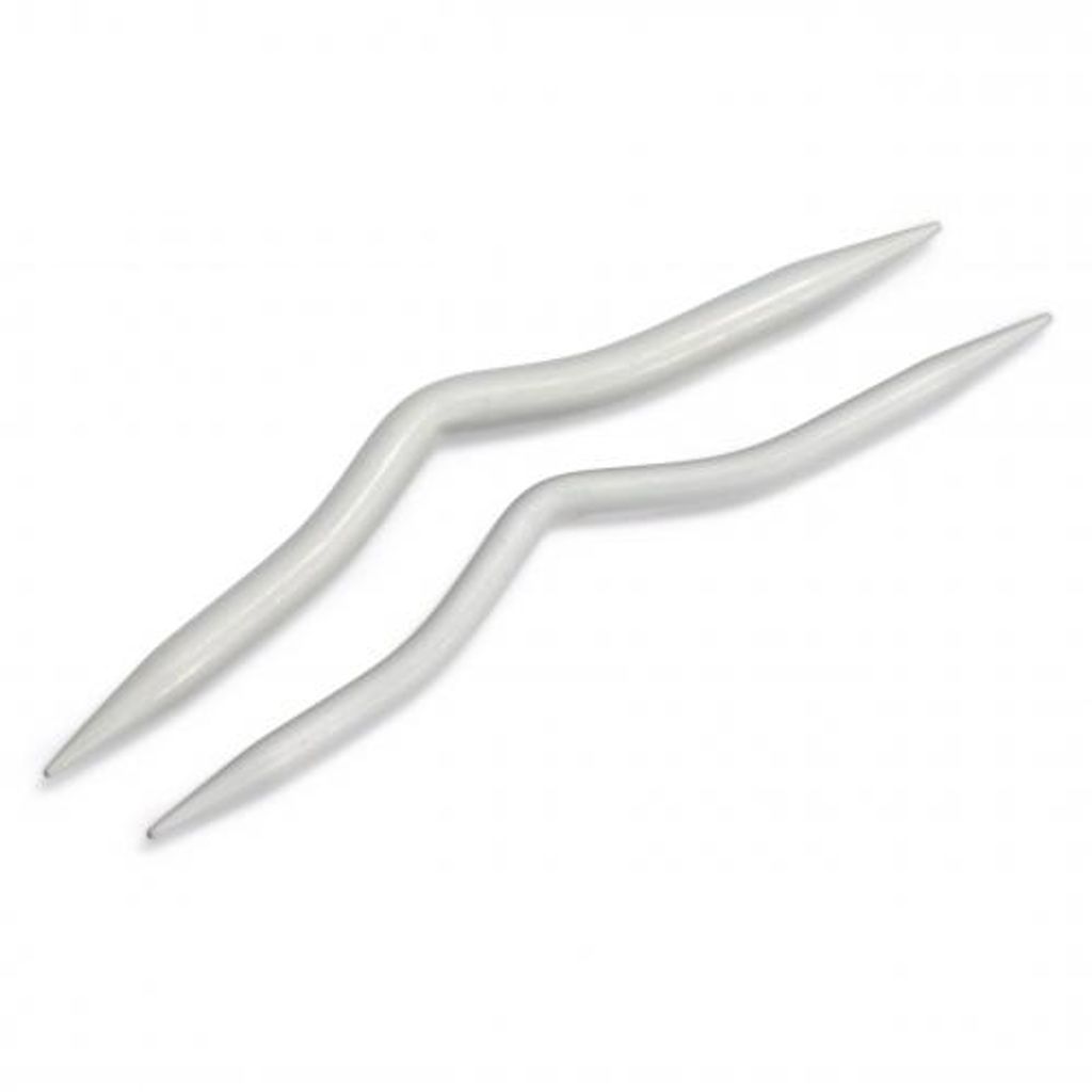 PRYM Zopfmusternadeln, Aluminium, Länge 140 mm, Ø 6,00 / 8,00 mm, grau