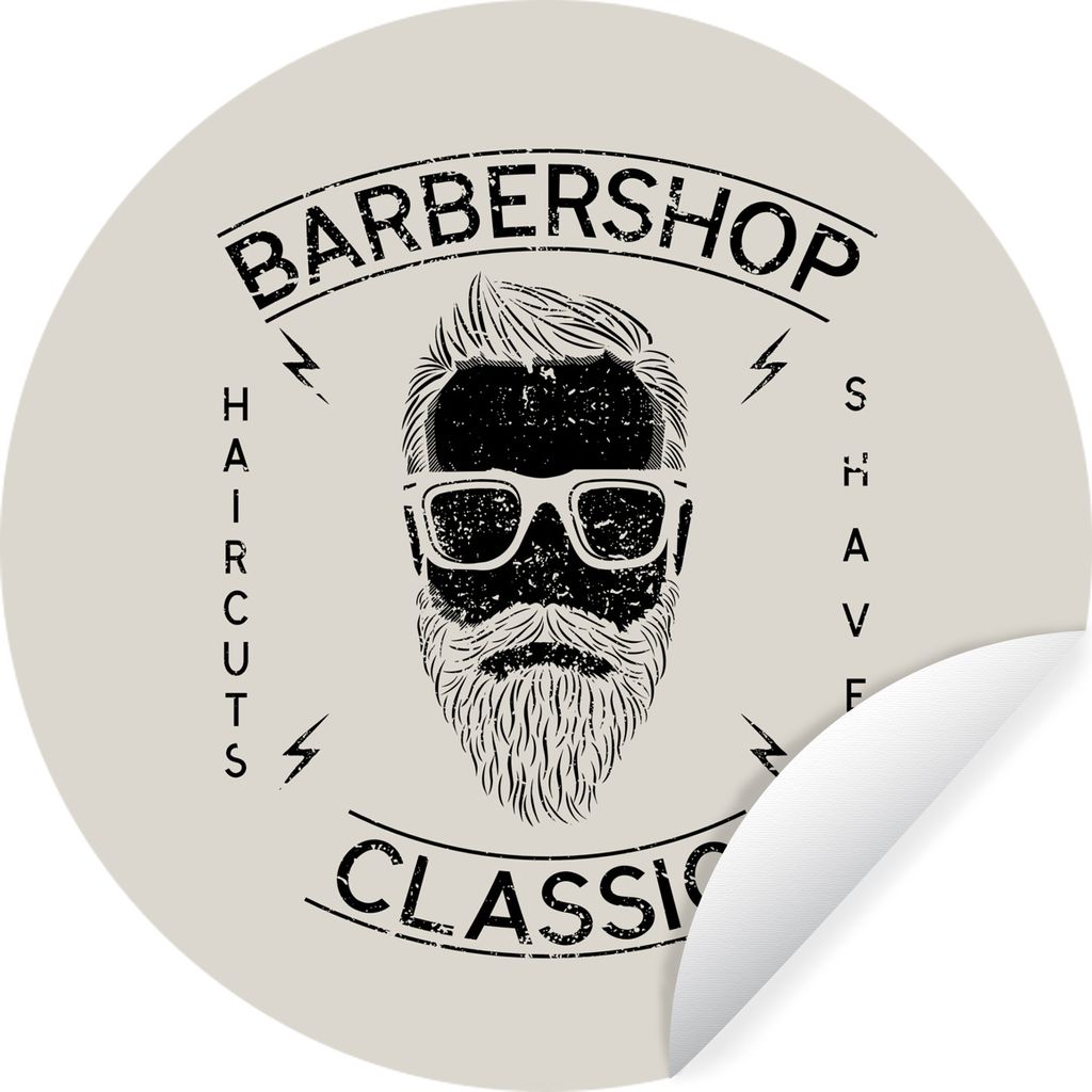 MuchoWow - Tapetenkreis - Wandbild rund - Schlafzimmerdekoration - Wanddeko - runde Tapete - Kunst für zu Hause