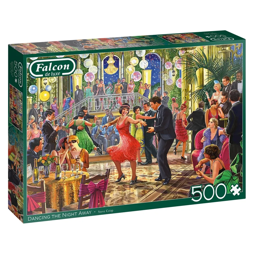Puzzle 500 pièces Dancing the Night Away - Pièces solides sans reflets
