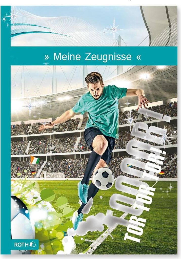 ROTH88582 Cartella per pagelle ROTH "Football star", con Immagine del prodotto 