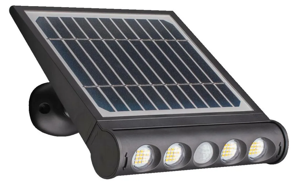 Projecteur LED 950 Lumens à Panneau Solaire Amovible et Lumière Froide 8W