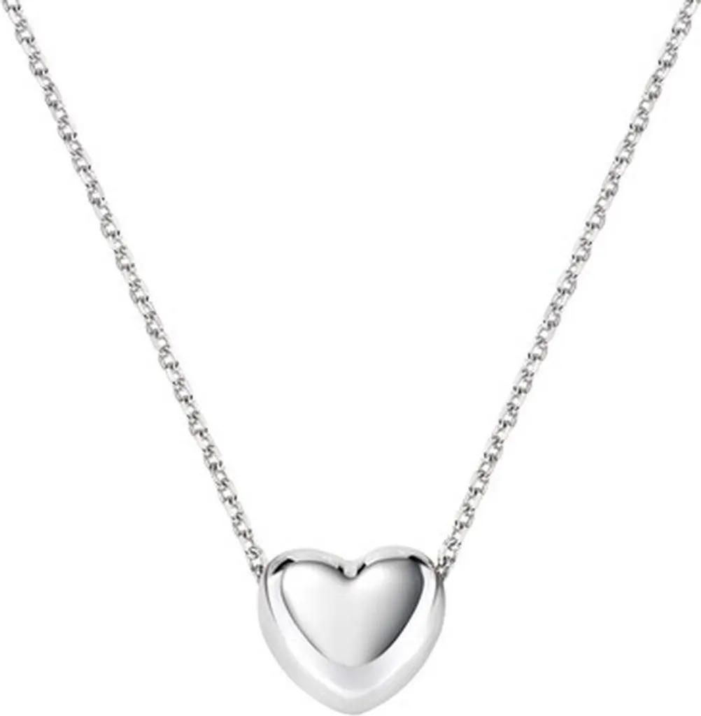Collier Femme en Argent avec Pendentif Cube et Chaîne Fine Ajustable