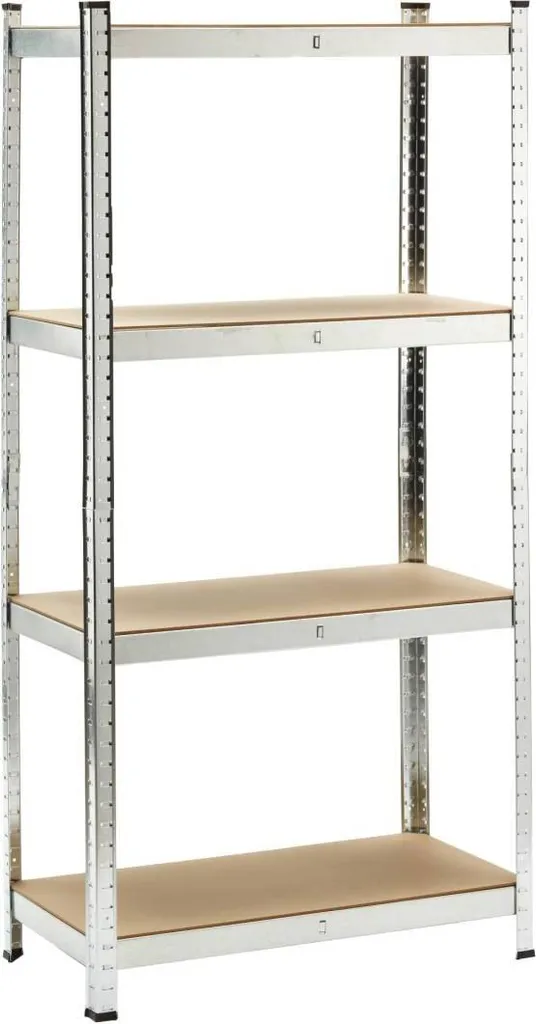 Étagère métal et MDF Garden Friend 4 niveaux idéale pour garage et cellier