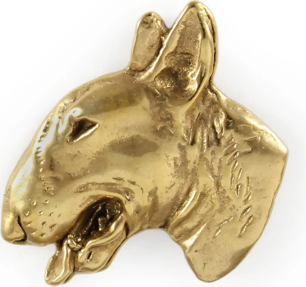 Bijou Chien pour Veste : Broche Bulldog II Dorée Idéale pour un Cadeau