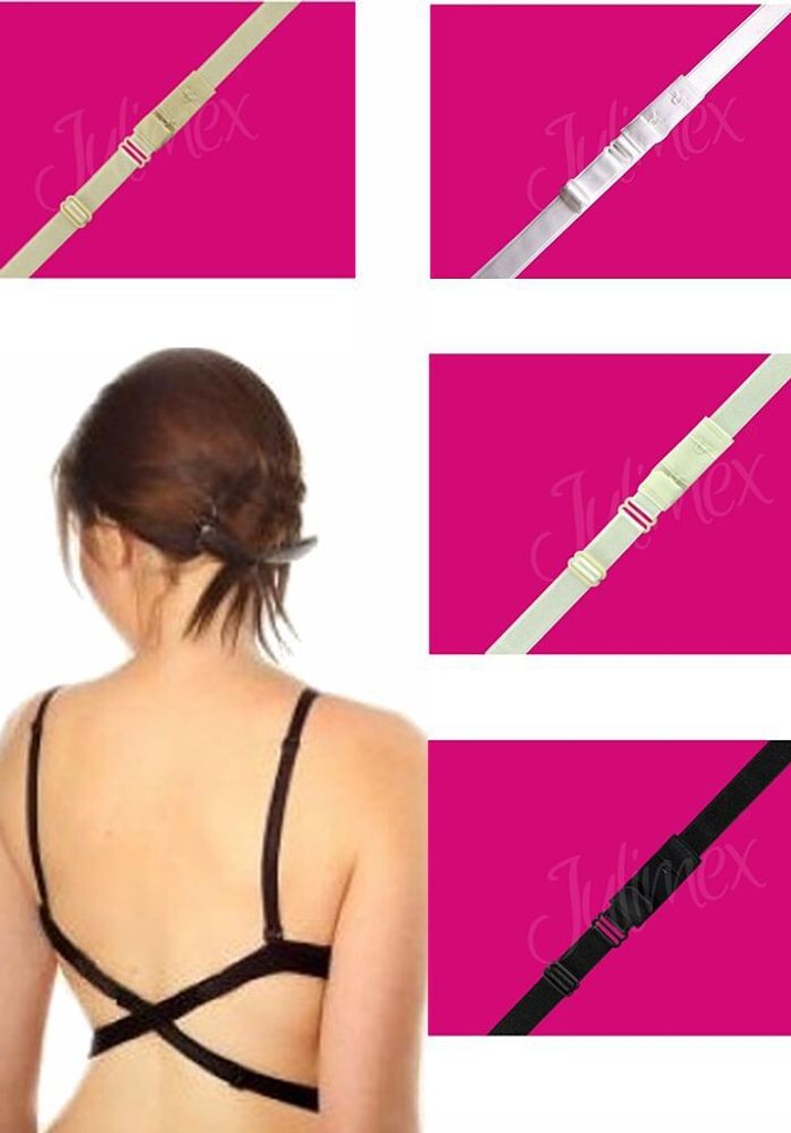 BH Zubehör Rückenkonverter für rückenfreie Kleidung, Farbe:Weiß