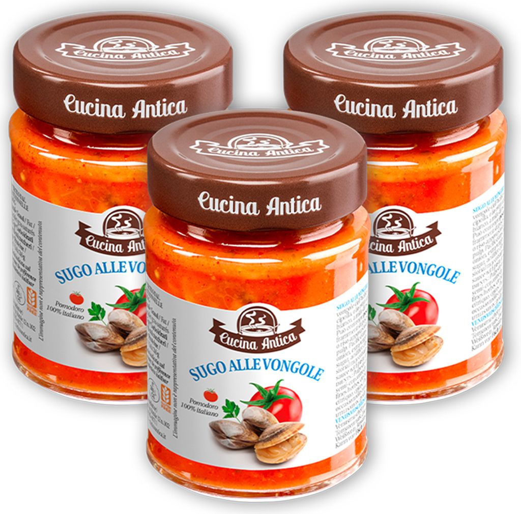 Cucina Antica - Venusmuschel Sauce - 3 x 190 g