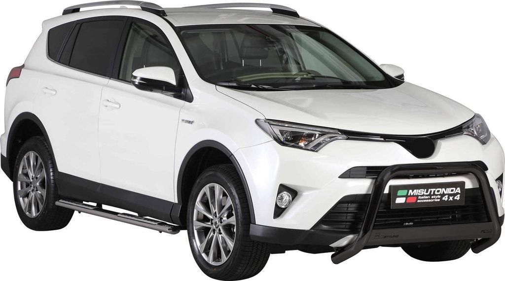 Frontbügel Frontschutzbügel für Toyota RAV4 Hybrid One 2016-2018 ø63 Schwarz