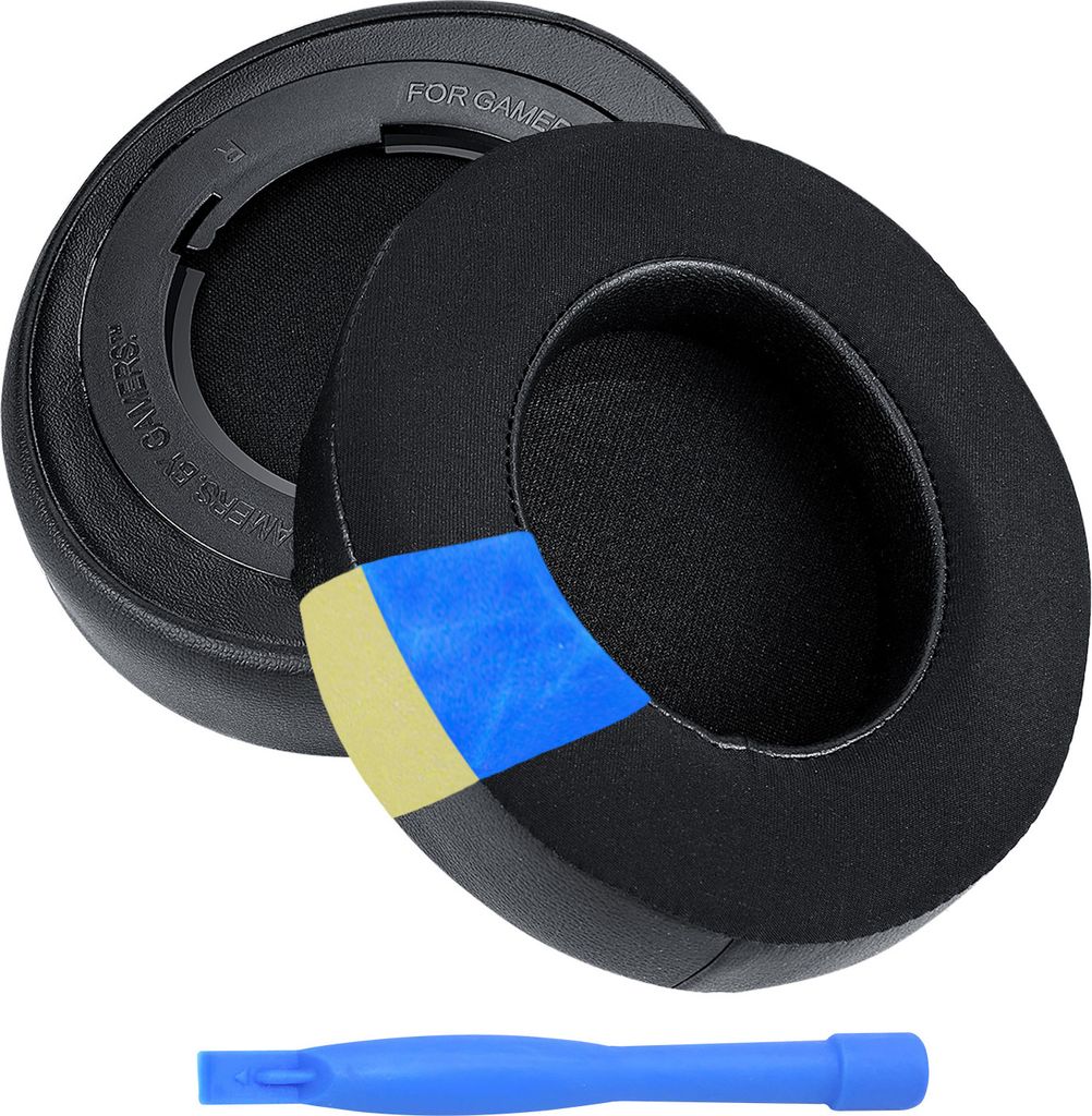 MMOBIEL Ersatz Ohrpolster für Razer Kraken 7.1 V2 - Kühlgel Ersatz Ohrpolster - Schwarz