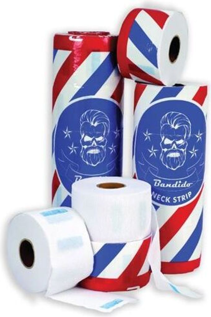 2x Bandido Neck Strip Halskrause Halsschutz Friseurzubehör Halsschutzkrause 10 Rollen