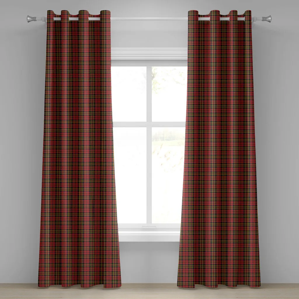 Rideau de Salon Écossais 2 Panneaux pour Ambiance Chaleureuse 175 cm