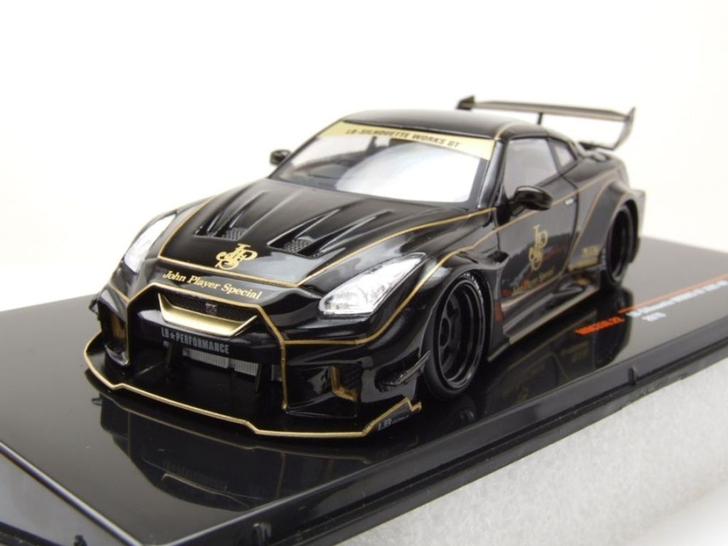 NISSAN 35GT-RR LB-Silhouette Works GT RHD JPS 2019 Schwarz, IXOMOC330.22, Maßstab1/43, IXOMODELS