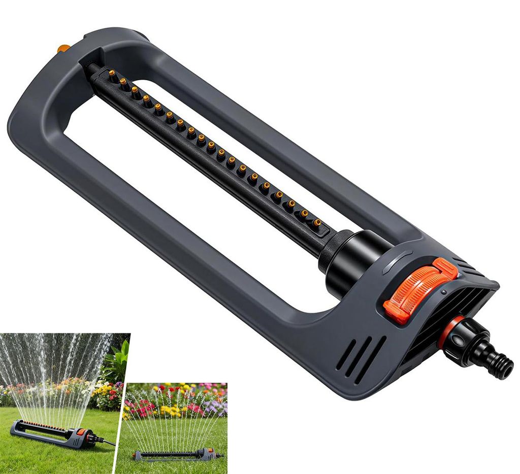 Oszillierender Gartensprinkler mit verstellbarem Produktbild 