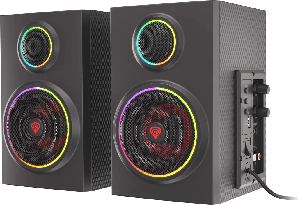 Set Altoparlanti Genesis Helium 300 BT 2.0 ARGB Bluetooth 24W