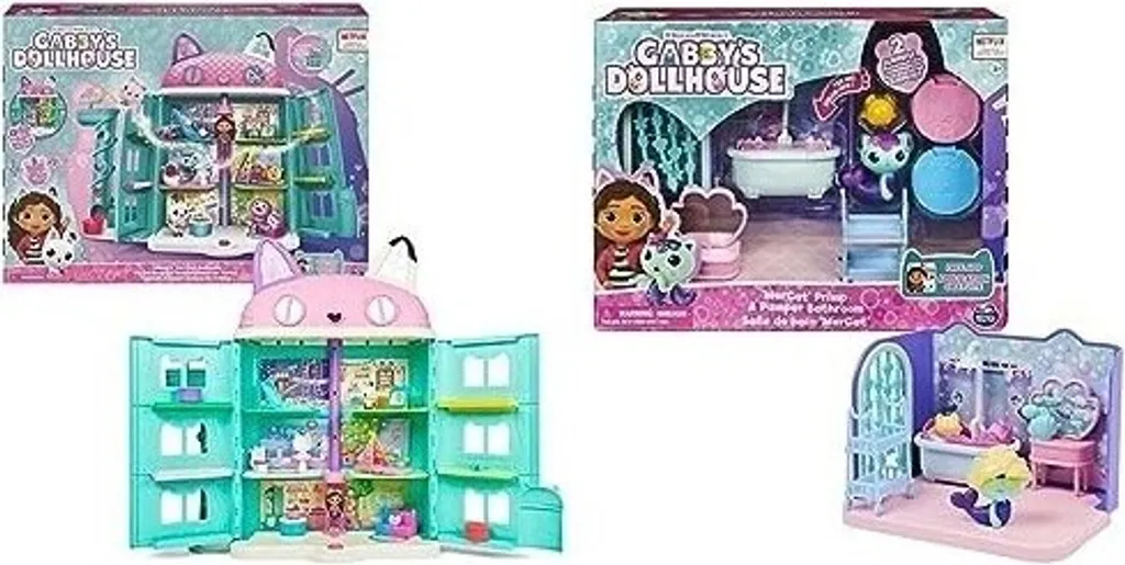 Maison de poupées Gabbys Purrfect interactive avec sons et sons