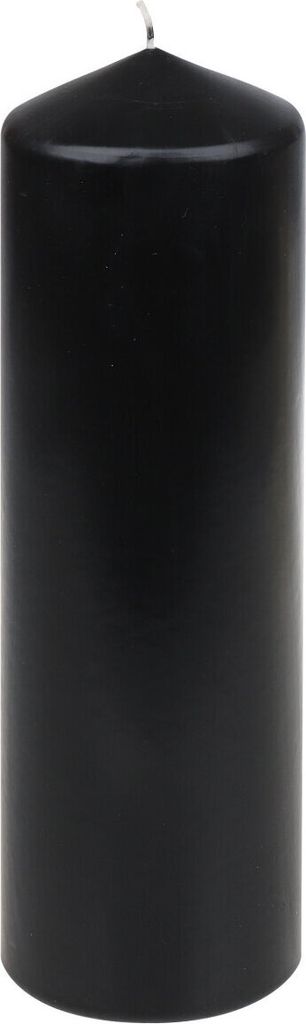 Stumpenkerzen Schwarz 280/87 mm, 6 Stück Steinhart Kerzen in RAL-Kerzen Güte Qualität