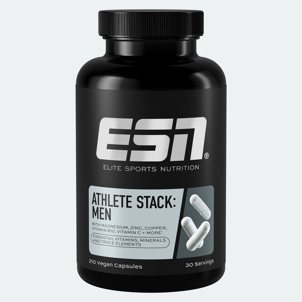 ESN Athlete Stack voor mannen, 210 veganistische capsules Productafbeelding 
