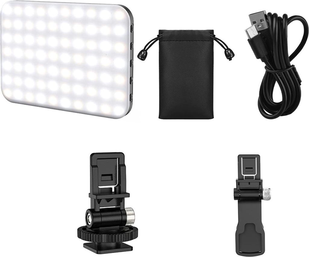 Fotolicht, LED-Foto, tragbare Videolampenbeleuchtung, 3200 K 5600 K, Farbtemperatur einstellbar