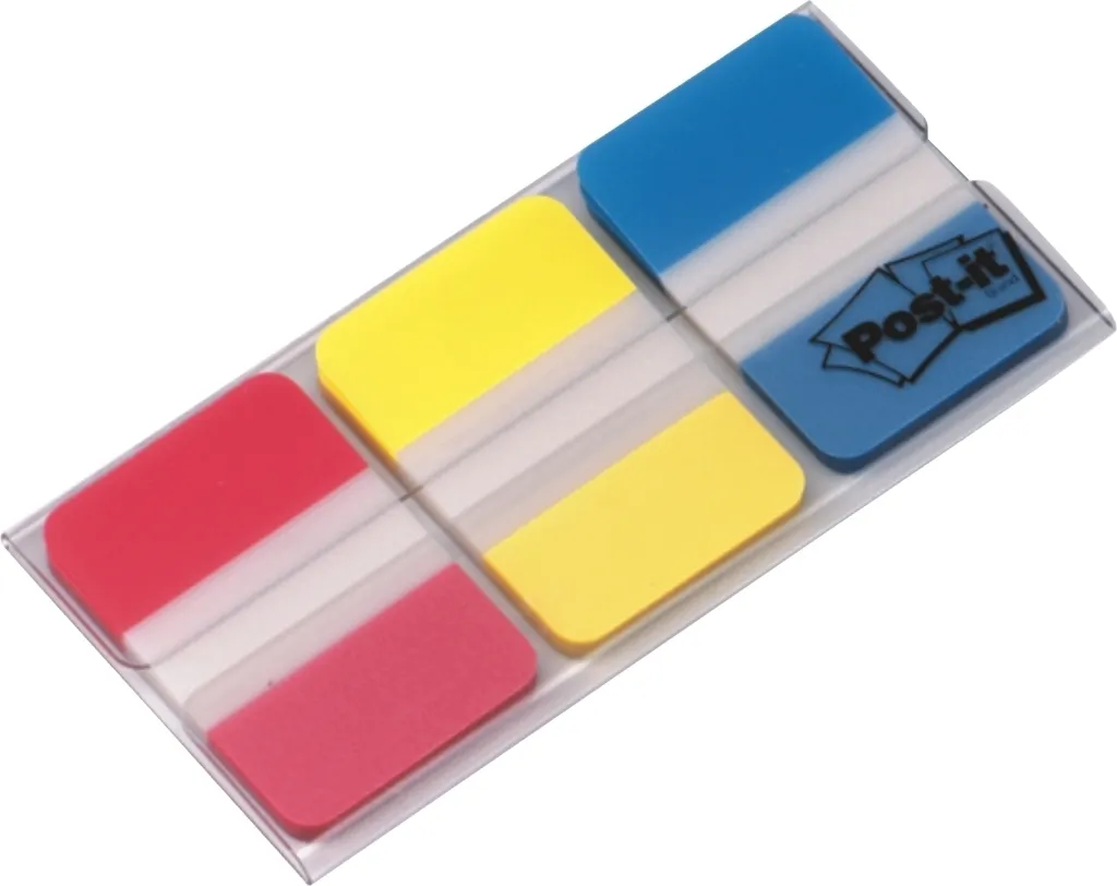 Marque-pages Adhésifs Rigides Index Strong 6 Pièces Rouge Jaune Bleu