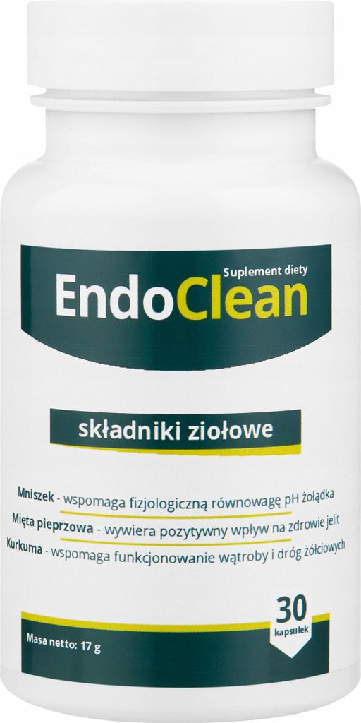 Endoclean - Entgiftung Des Körpers Und Unterstützung Des Darms 30 Kapseln
