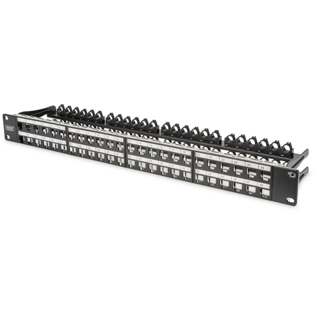 Panneau de Brassage 48 Ports pour Baie Serveur - Digitus High Density