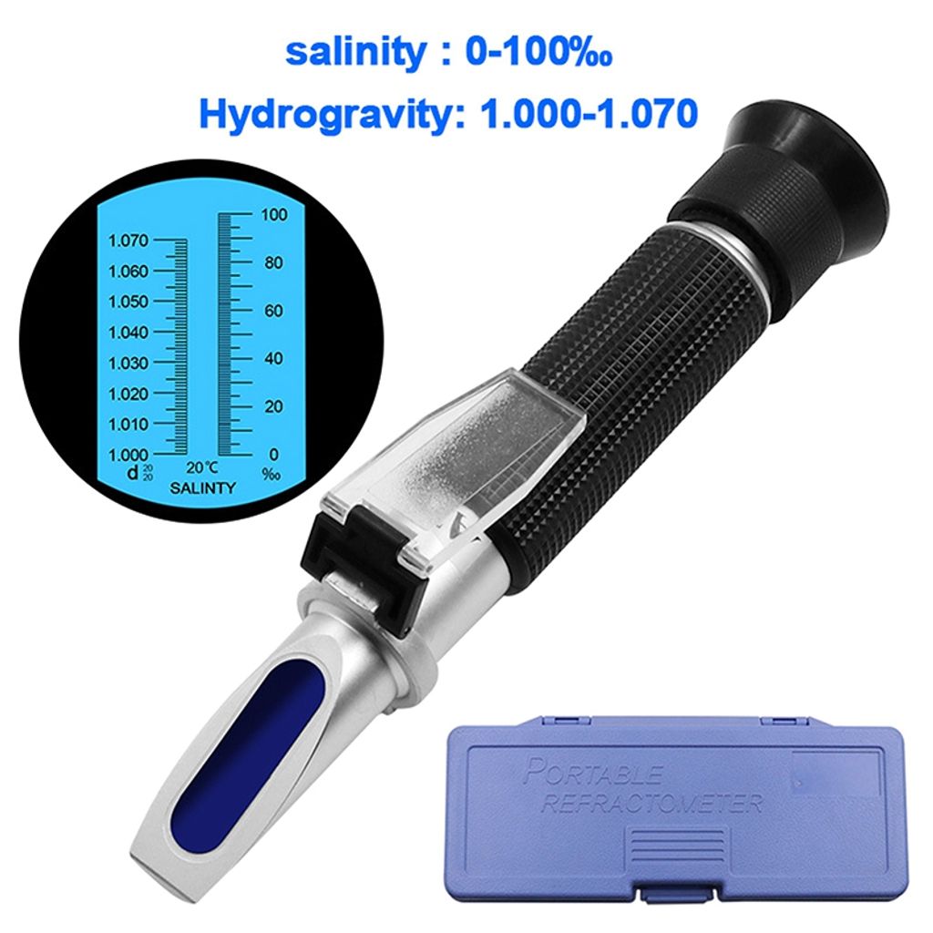 Refraktometer Honig mit ATC Imker Wasser Zucker Gehalt Brix 58-90% Wasser 12-27% 